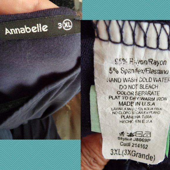 Annabelle Navy Tie Waist Jumpsuit - Picture 6 of 6